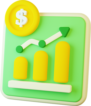 Finance Growth 3D Icon