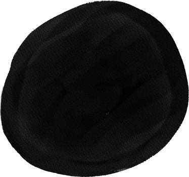 Organic Round Black Shape